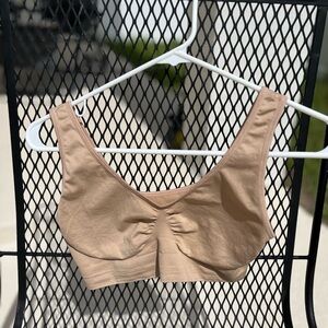 Rhonda Shear “AH” Bra, Biege, Size XL (4 Pack)